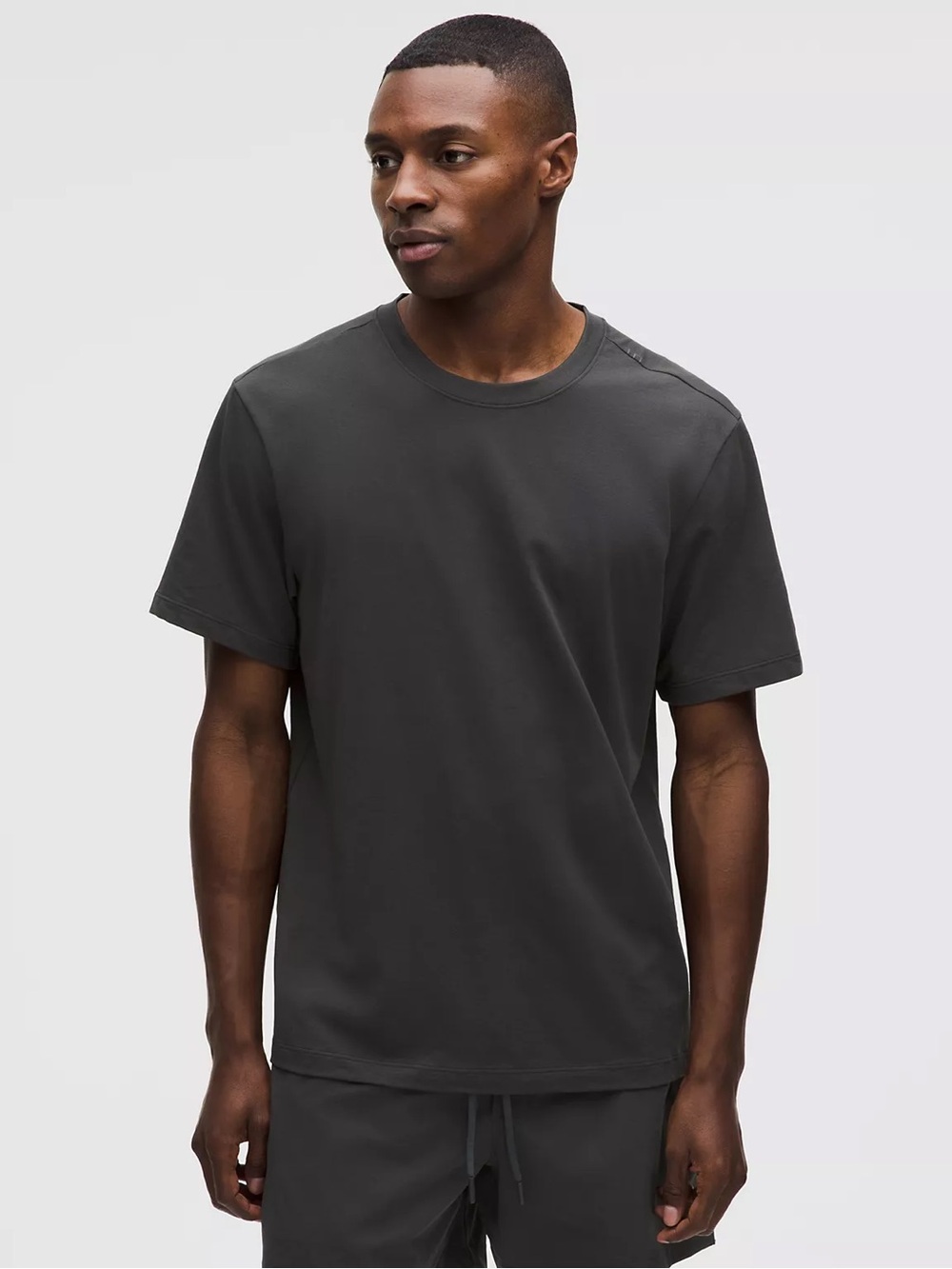 lululemon athletica Men's Short Sleeve Crew Tee - Charcoal Gray